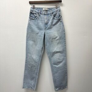 Abercrombie & Fitch The 90s Ultra High Rise Straight Curve Love Jeans Size 26